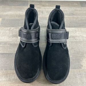 NEW UGG Neumel Snapback Black Boots
